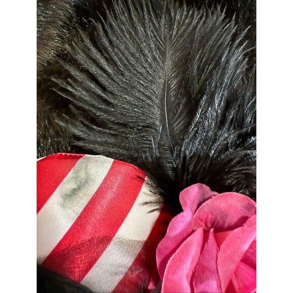 Disney Parks Pirates of The Caribbean Striped Feather Minnie Ears Headband Pink main image 4